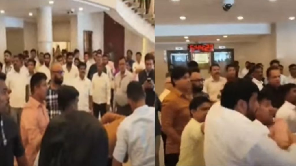 पडळकर-आव्हाड समर्थकांनी विधिमंडळाला केला मस्तीचा आखाडा