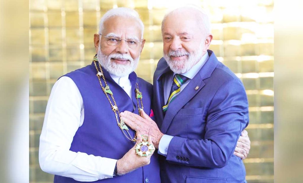 भारत-ब्राझील भागीदारी २० अब्ज डॉलर्सच्या व्यापार कराराच्या नवीन उंचीवर पोहोचली