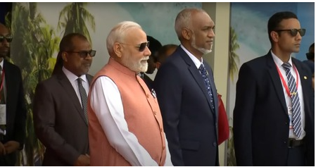पंतप्रधान मोदी मालदीवमध्ये पोहोचले!