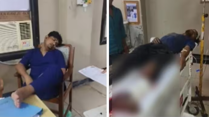 आपत्कालीन वॉर्डमध्ये डॉक्टर झोपले, रुग्णाचा मृत्यू!