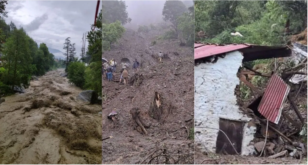 मुसळधार पावसामुळे हिमाचलमध्ये पूर आणि भूस्खलनामुळे ६९ जणांचा मृत्यू!