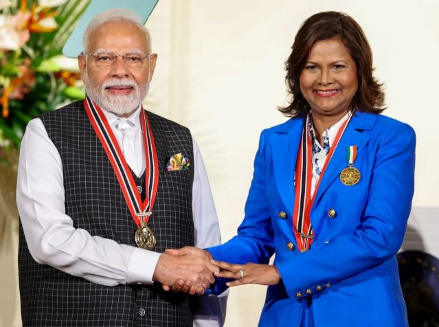 पंतप्रधान मोदींना त्रिनिदाद आणि टोबॅगोचा सर्वोच्च सन्मान!