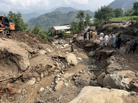 पाकिस्तानात मुसळधार पावसाचा कहर