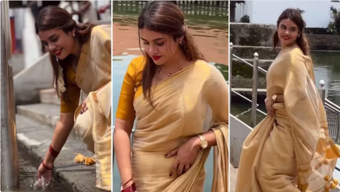 गुरुवायूर मंदिरात गैर-हिंदू व्लॉगरने तलावात प्रवेश केल्यानंतर शुद्धीकरण विधी राबवली!