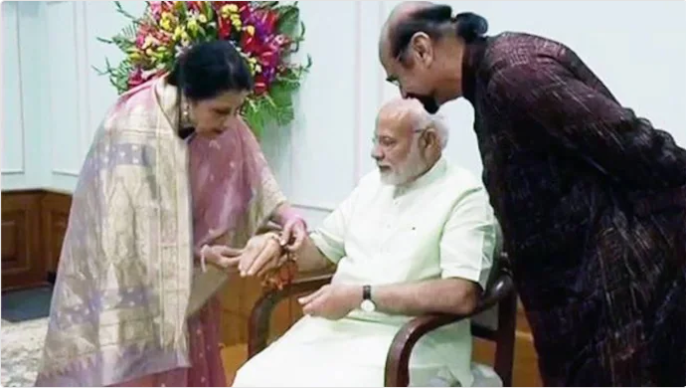 पंतप्रधान मोदींना राखी बांधणारी पाकिस्तानी वंशाची महिला कोण?