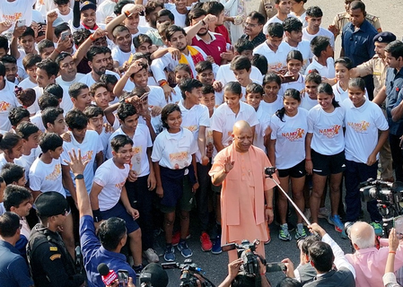 नमो युवा रन मॅराथॉनला उत्तम प्रतिसाद