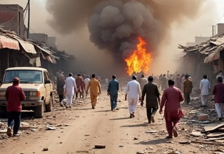 पाकिस्तानच्या क्वेटामध्ये बॉम्बस्फोट; फ्रंटियर कॉर्प्स मुख्यालयाजवळ गोळीबार