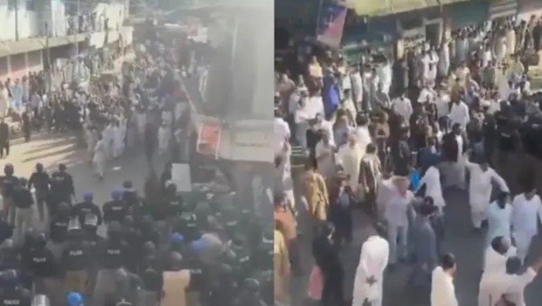 पीओकेमध्ये पाक सरकार विरोधात निदर्शने