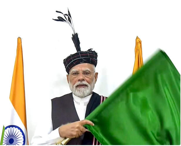 पंतप्रधान मोदींनी बैराबी-सैरांग रेल्वे मार्गाचे केले उद्घाटन !