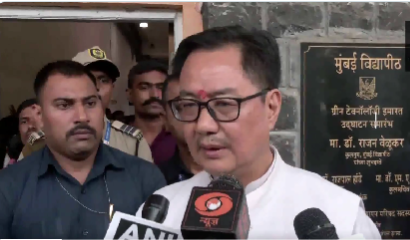 भारत-पाक सामन्याला विरोध, मंत्री रिजिजू यांनी सुनावले!