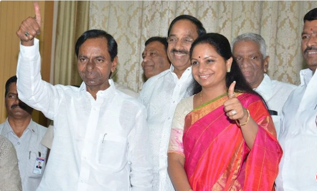 चंद्रशेखर राव यांची मुलगी कविता यांची पक्षातून हकालपट्टी!