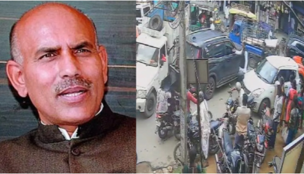 कोंडीतून गाडी काढता आली नाही म्हणून काँग्रेस माजी मंत्र्याकडून जातिवाचक शिवी!