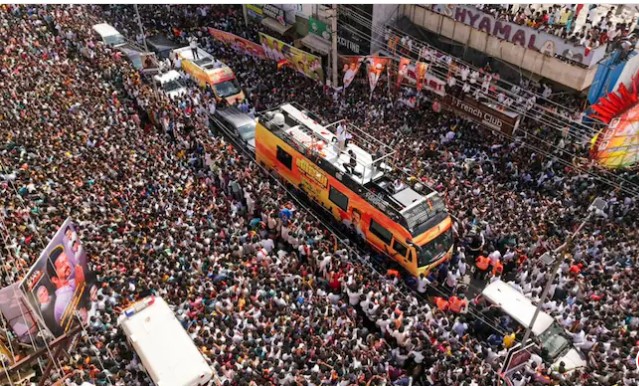 टीव्हीके रॅलीत ४० जणांचा मृत्यू, विजयच्या वरिष्ठ सहकाऱ्यांविरुद्ध गुन्हा दाखल!