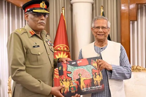 आसाम हा बांगलादेशचा भाग असल्याचा नकाशा!