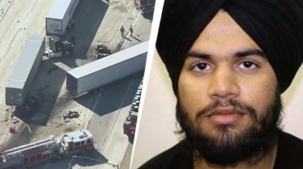 भारतातून बेकायदेशीर स्थलांतरित झालेल्या ट्रकचालकाने अमेरिकेत घेतला तिघांचा बळी