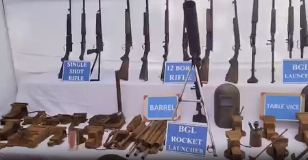 नक्षलवाद्यांची शस्त्रनिर्मिती फॅक्टरी उद्ध्वस्त