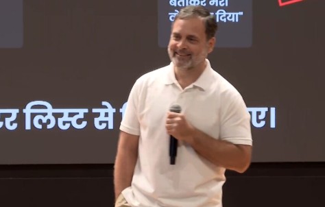 हरियाणात २५ लाख मते चोरीला गेल्याचा राहुल गांधींचा दावा