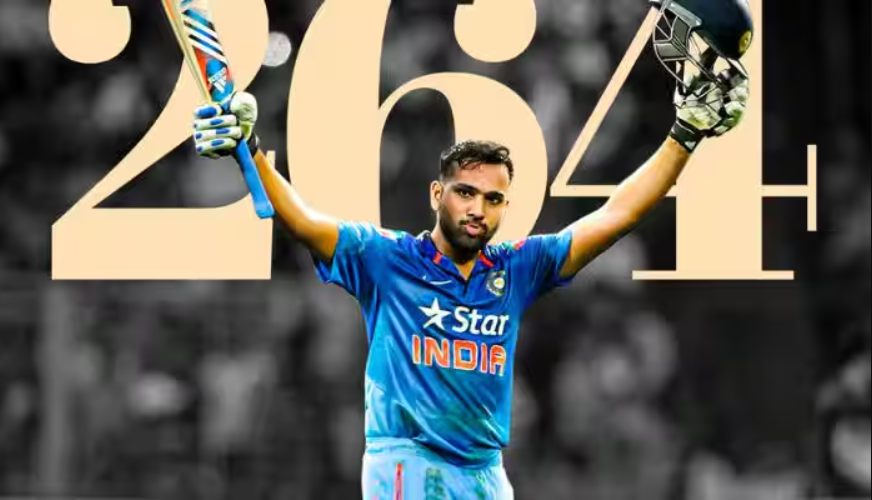 ११ वर्षांपूर्वी ‘हिटमॅन’ची श्रीलंकेच्या गोलंदाजांवर २६४ धावांची तोफ!