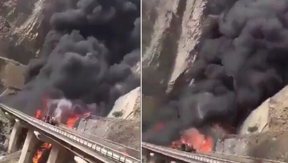 सौदी अरेबियातील मदीनाजवळ बस आणि टँकरच्या अपघातात ४२ भारतीय यात्रेकरूंचा मृत्यू