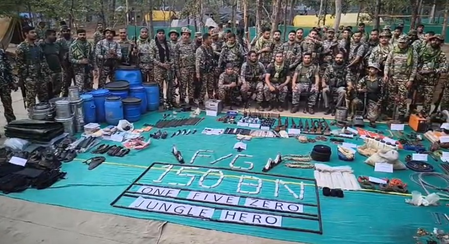 नक्षल्यांचा शस्त्रनिर्मिती कारखाना उद्ध्वस्त