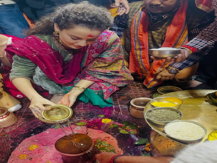 भीमाशंकर ज्योतिर्लिंगसह कंगना रनौतने पूर्ण केली १२ ज्योतिर्लिंगची अद्भुत यात्रा