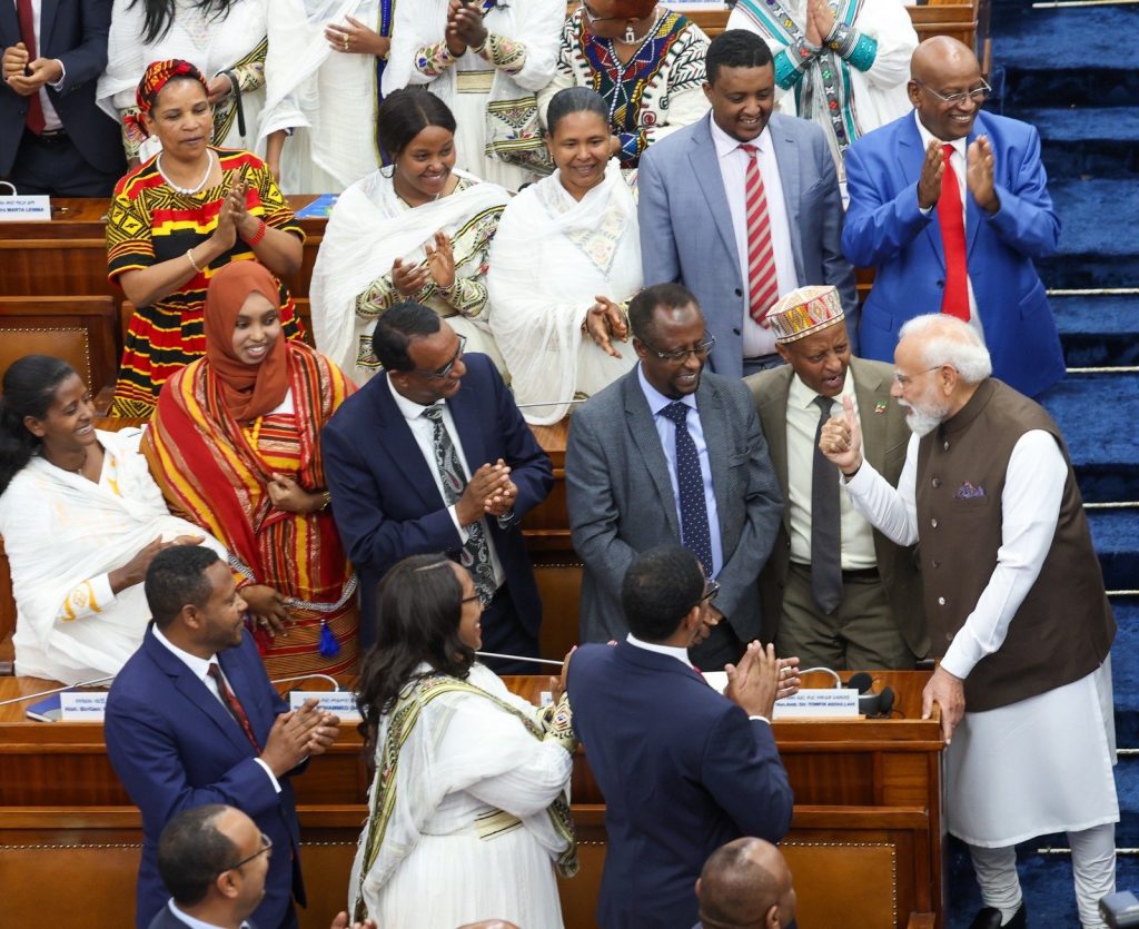 ‘भारत, इथियोपियाच्या राष्ट्रीय गीतात मातृभूमीला आईचे स्थान’