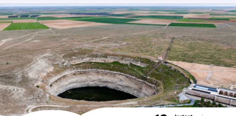 तुर्कीत जमीन खचतेय! ७०० महाकाय खड्डे