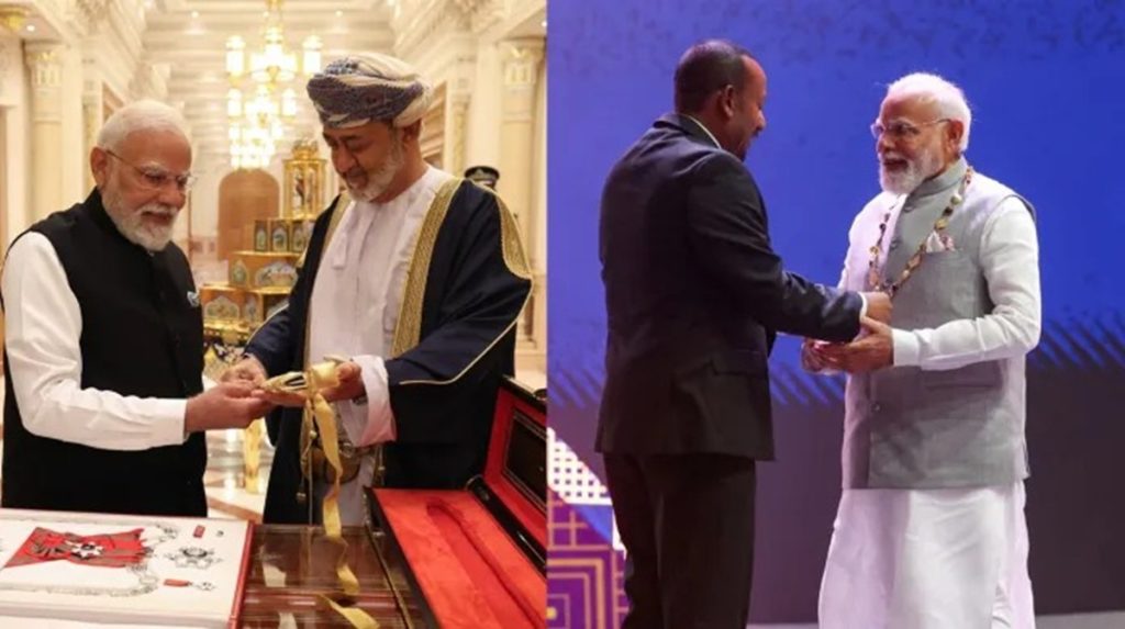 इथिओपियानंतर ओमानकडून पंतप्रधान मोदींना दिला सर्वोच्च नागरी सन्मान