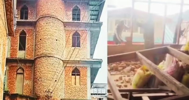 हिमाचल प्रदेश: संजौली मशिदीचे बेकायदेशीर बांधकाम पाडण्याचे काम सुरू