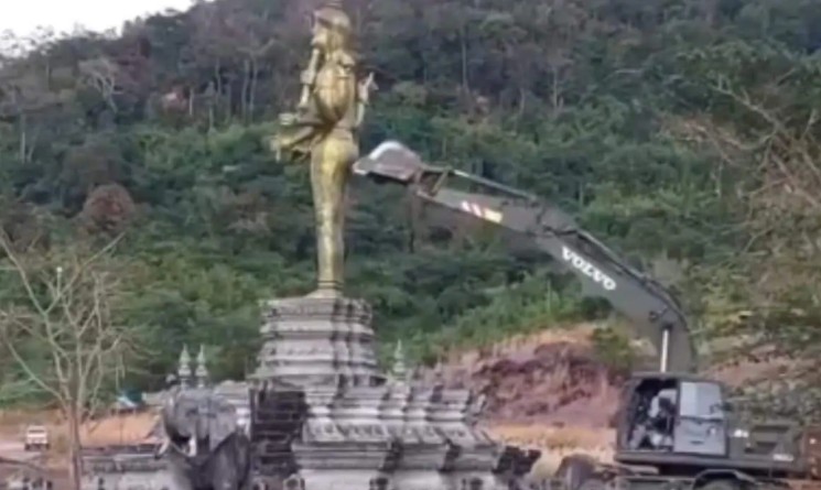 थायलंड- कंबोडिया सीमेवर विष्णू मूर्तीची विटंबना; भारताने काय म्हटले?