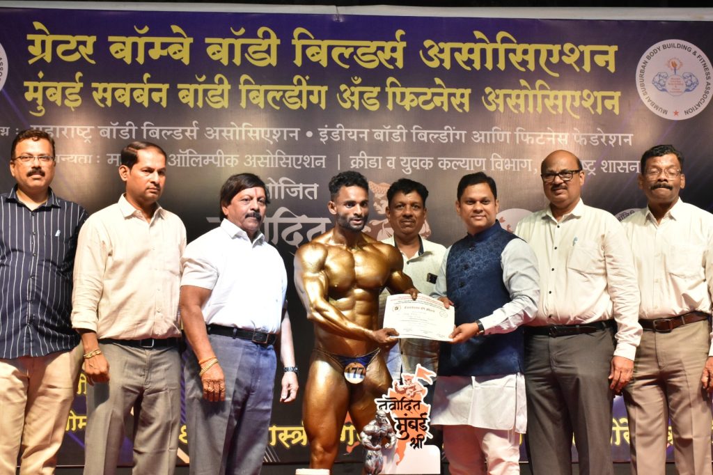 नवोदित मुंबई श्रीचा विजेता साजिद मलिक