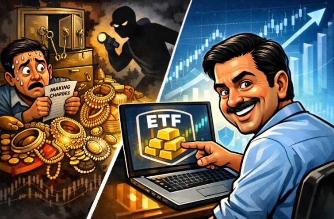 गोल्ड ETF गुंतवणूक: सुरक्षितता, परतावा आणि स्मार्ट पर्याय का ठरतोय?
