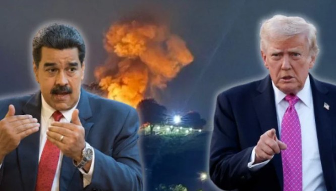 हल्ल्यानंतर व्हेनेझुएलाच्या राष्ट्राध्यक्षांना पत्नीसह अटक