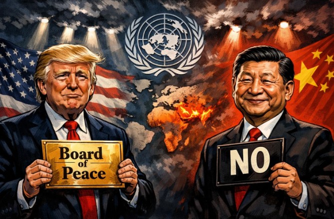 चीनचा ट्रम्प यांच्या ‘शांतता मंडळा’त सहभागी होण्यास नकार!