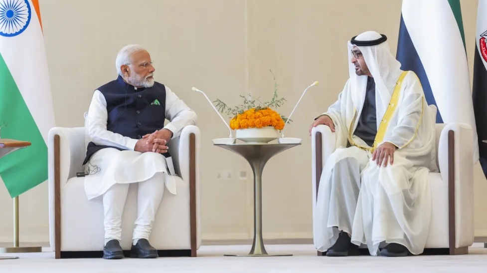 पंतप्रधान मोदींकडून युएई राष्ट्रपतींचे स्वागत