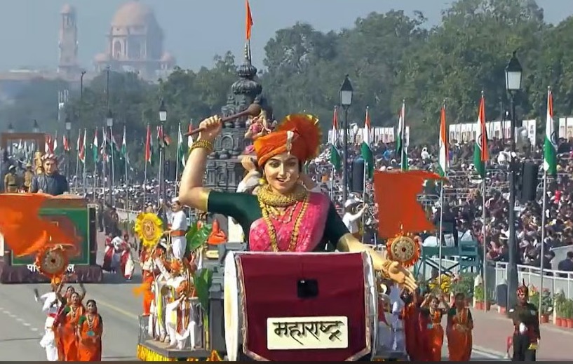 कर्तव्यपथावर महाराष्ट्राचा गणेशोत्सव चित्ररथ