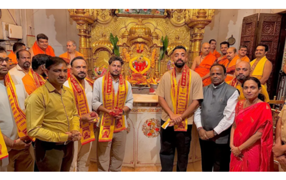 बाप्पाच्या आशीर्वादाने टी२० मोहिमेचा श्रीगणेशा!