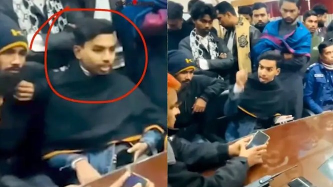 हिंदू पोलिस अधिकाऱ्याची हत्या करणाऱ्या बांगलादेशी विद्यार्थी नेत्याला अटक