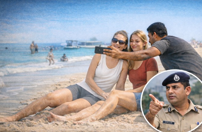 गोवा विशेष: परदेशी पर्यटकांसोबत जबरदस्ती सेल्फी?