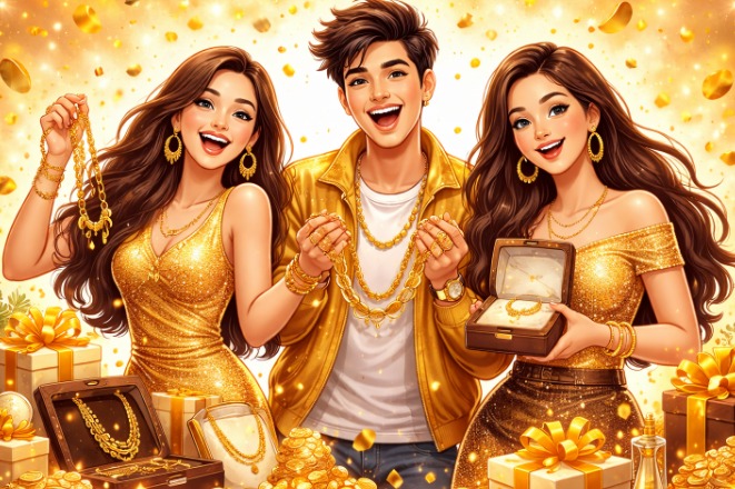 युवकांचा जीव गुंतला सोन्यात