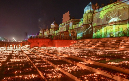 राम मंदिराचे वैभव सातासमुद्रापार
