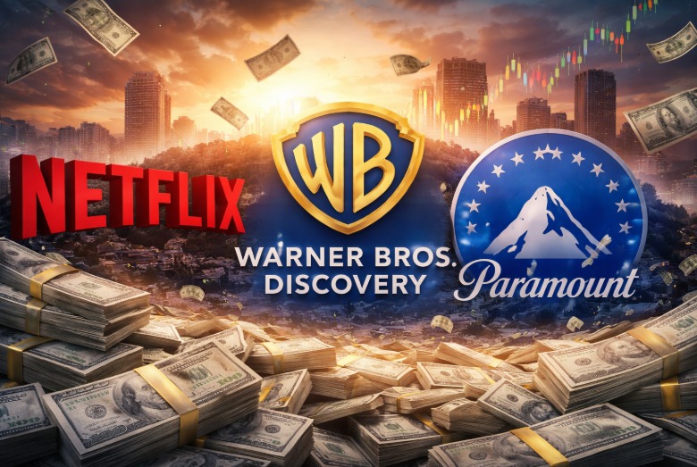 पॅरामाउंटची ३१ डॉलर्सची दमदार बोली, वॉर्नर ब्रदर्ससाठी नेटफ्लिक्सची माघार