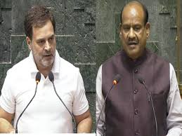 पुस्तकातील उतारे वाचून दाखविण्याचा राहुल गांधींचा हट्ट, लोकसभेत गोंधळ