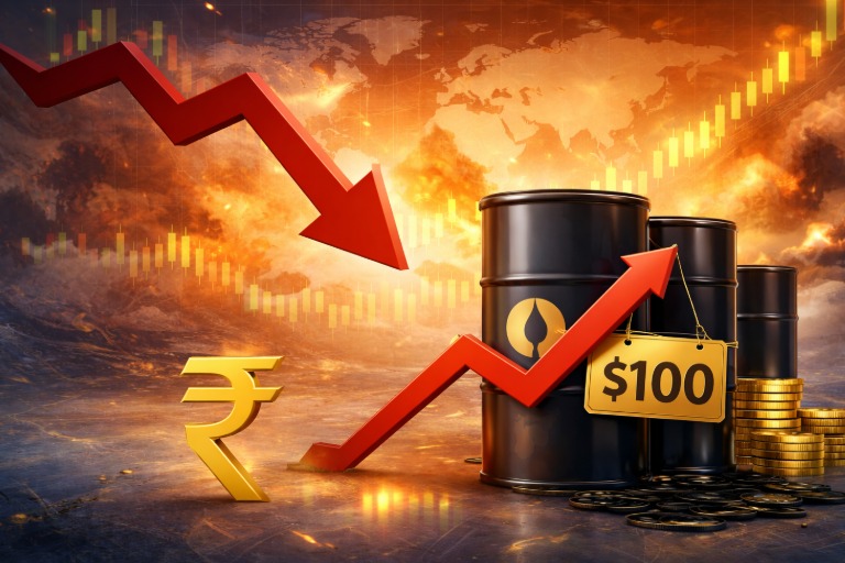 इराण युद्धाचा परिणाम रुपया ऐतिहासिक नीचांक पातळीवर