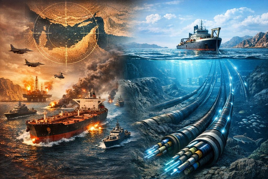 होर्मुझमधील तणाव आणि इंटरनेटचे अदृश्य जग: भारताचे भविष्य काय?