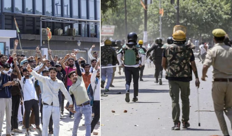 नोएडात वेतनवाढ आंदोलन प्रकरणी ३०० जण अटकेत