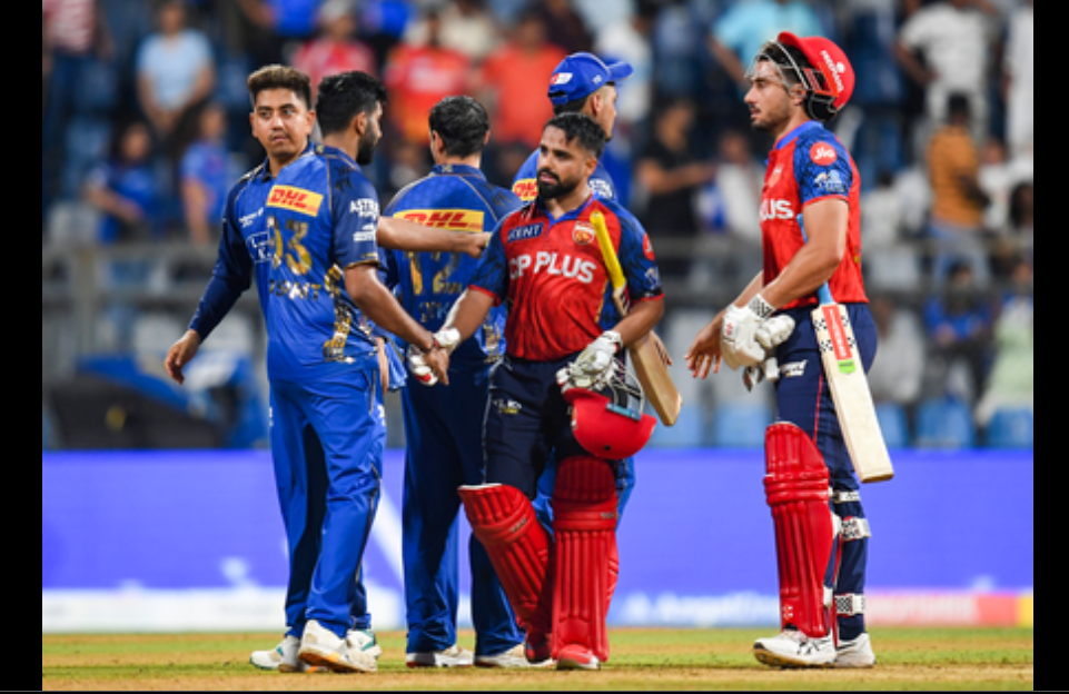 पंजाब किंग्सचा धडाका! मुंबईला हरवत थेट नंबर १ वर कब्जा
