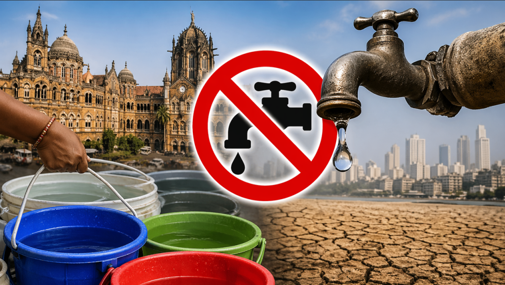 मुंबईकरांनो बादल्या भरून ठेवा!