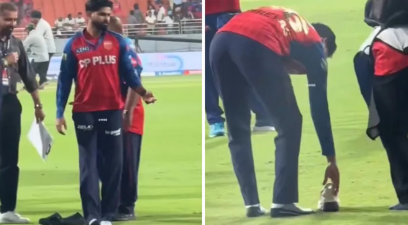 “चप्पलमध्ये कॅप्टन… आणि प्रेझेंटेशनसाठी कॅमेरामनचे बूट!”