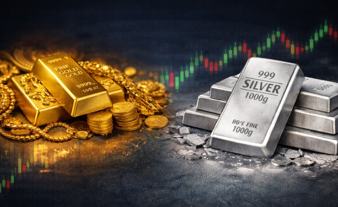 चांदीच्या दरात वाढ, सोन्याचे दर स्थिर